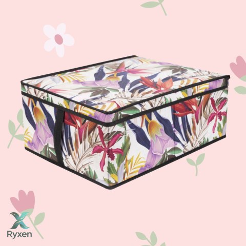 FLORAL w kwiaty organizer do szafy z pokrywą 48x36x19cm Kamai Ordinett