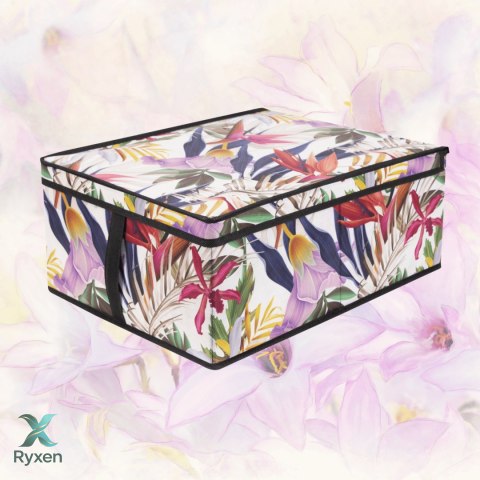 FLORAL w kwiaty organizer do szafy z pokrywą 48x36x19cm Kamai Ordinett