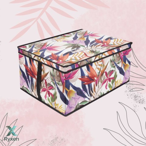 FLORAL w kwiaty organizer do szafy z pokrywą 50x40x25cm Kamai Ordinett
