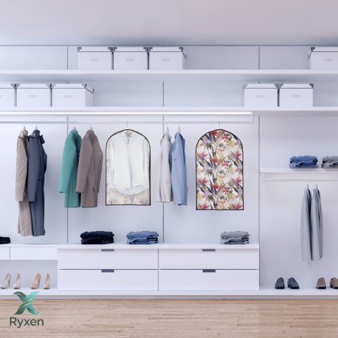 FLORAL w kwiaty organizer na płaszcz 60x100cm Kamai Ordinett