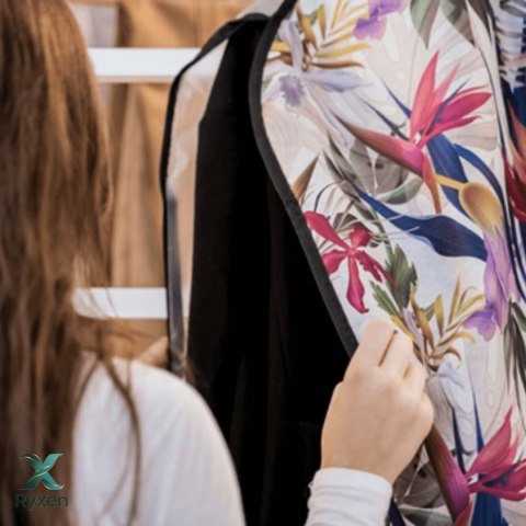 FLORAL w kwiaty organizer na płaszcz 60x135cm Kamai Ordinett