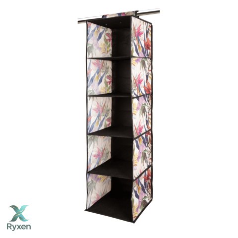 FLORAL w kwiaty wiszący organizer do szafy 5 przegród 30x30x120m Kamai Ordinett