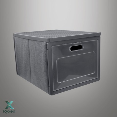 GREY szary organizer do szafy z drzwiczkami 41x31x25cm Kamai Ordinett