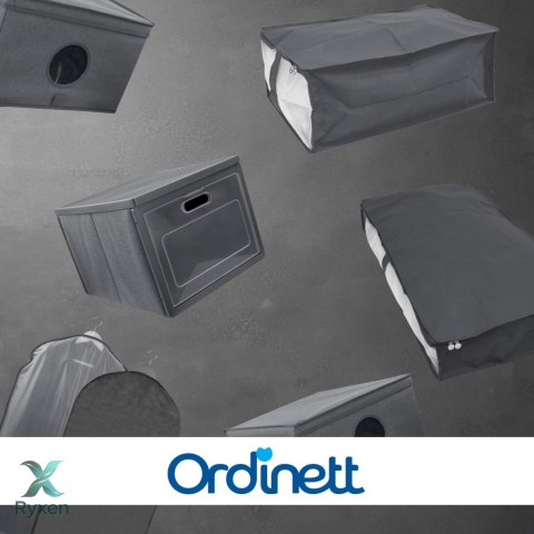 GREY szary organizer do szafy z drzwiczkami 41x31x25cm Kamai Ordinett
