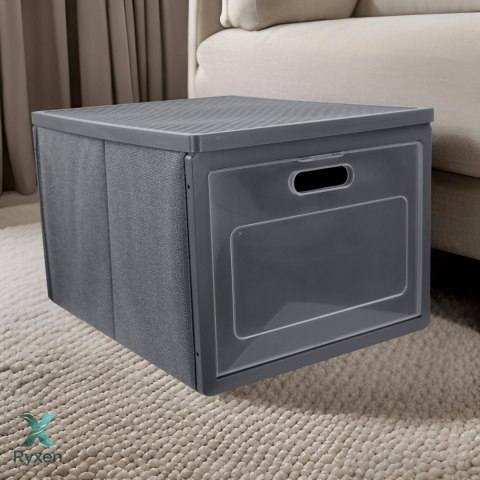 GREY szary organizer do szafy z drzwiczkami 41x31x25cm Kamai Ordinett