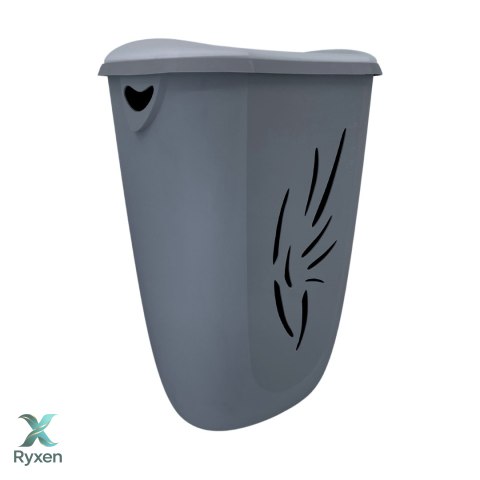 Kosz na pranie 40L Flora, Szary Kamai Home