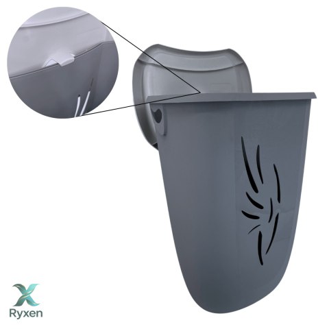 Kosz na pranie 40L Flora, Szary Kamai Home