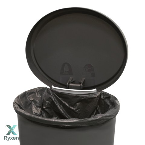 Kosz wewnętrzny, do łazienki, kuchni, z pedałem 27-30L, grafitowy Kamai Home
