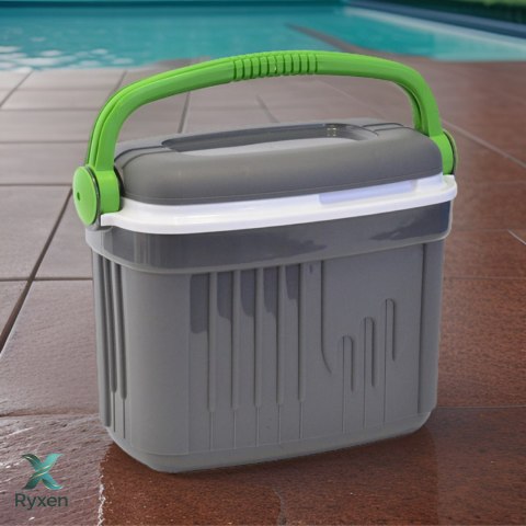 Lodówka turystyczna 8 L na wkłady mrożące, szara, 36x21x28 cm Kamai COOLBOX