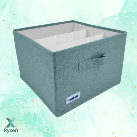 MINT zielony, ogranizer, pojemnik do szafy 29x29x18,50cm Kamai Ordinett