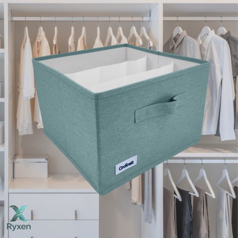MINT zielony, ogranizer, pojemnik do szafy 29x29x18,50cm Kamai Ordinett