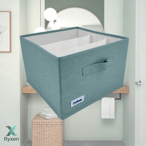 MINT zielony, ogranizer, pojemnik do szafy 29x29x18,50cm Kamai Ordinett