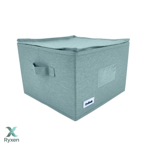 MINT zielony, ogranizer, pojemnik do szafy z uchwytami 30x30x21cm Kamai Ordinett