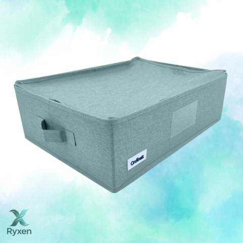 MINT zielony, ogranizer, pojemnik do szafy z uchwytami 42x32x14cm Kamai Ordinett