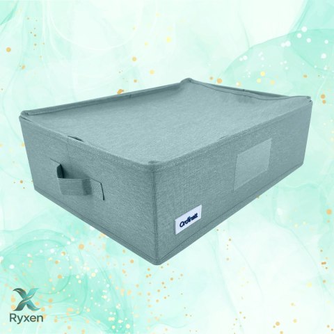 MINT zielony, ogranizer, pojemnik do szafy z uchwytami 42x32x14cm Kamai Ordinett