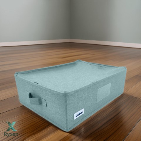 MINT zielony, ogranizer, pojemnik do szafy z uchwytami 42x32x14cm Kamai Ordinett