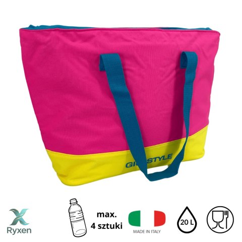 Torba plażowa Kamai Gio Style, w kolorze różowym, pojemność 20L Giostyle