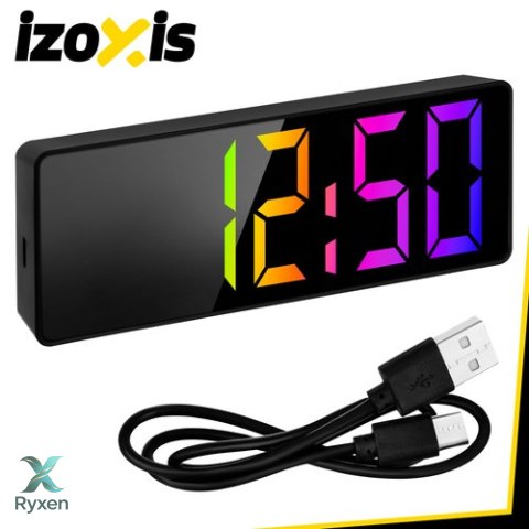 Budzik - zegar LED kolorowy Izoxis IZOXIS