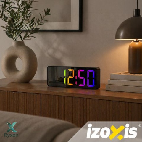 Budzik - zegar LED kolorowy Izoxis IZOXIS