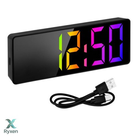 Budzik - zegar LED kolorowy Izoxis IZOXIS