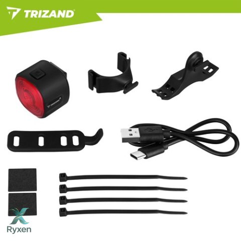 Lampka rowerowa czerwona Trizand TRIZAND