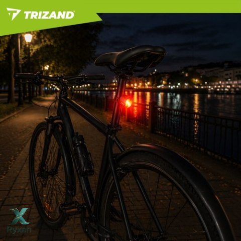Lampka rowerowa czerwona Trizand TRIZAND