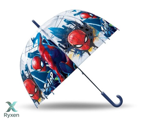 Parasolka przezroczysta manualna spiderman KIDS EUROSWAN