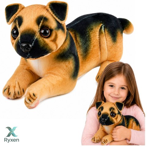 Pluszowy Piesek Owczarek Niemiecki Przytulanka Maskotka Pluszak Pies 25 cm LEAN TOYS