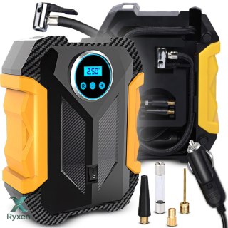 Pompka elektryczna kompresor samochodowy sprężarka do kół 12v lcd led -er1252 RTO
