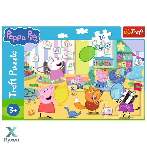 Puzzle - 24 Maxi - Piękna Peppa - Świnka Peppa - Trefl 14367 TREFL PUZZLE