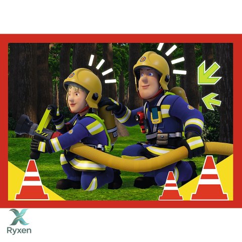 Puzzle - 4w1 (12, 15, 20, 24) - Przygody strażaka Sama - Strażak Sam - Trefl 34632 TREFL PUZZLE