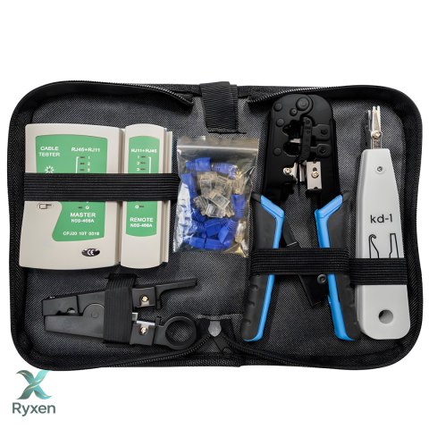 Tester sieciowy zaciskarka wciskacz rj45 etui lsa - o227 RTO