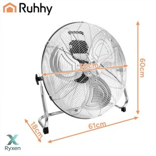 Wentylator podłogowy 50cm Ruhhy RUHHY