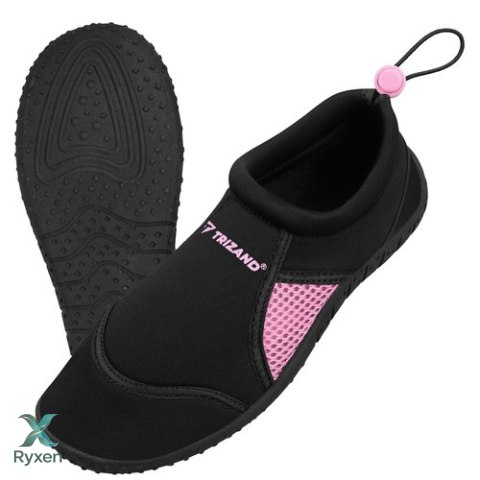 Buty do wody czarno-różowe- rozmiar 39 5mm Trizand TRIZAND