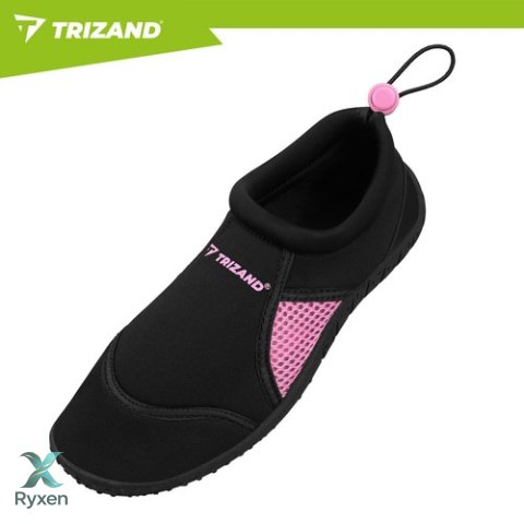 Buty do wody czarno-różowe- rozmiar 39 5mm Trizand TRIZAND