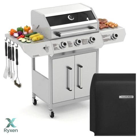 Grill gazowy 3+1 13.5kW Varen 4.0 Kaminer KAMINER