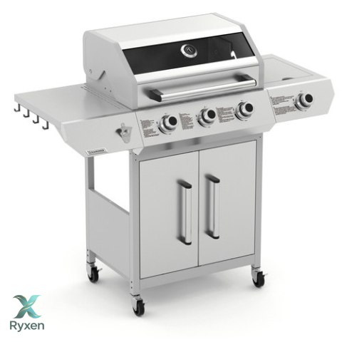 Grill gazowy 3+1 13.5kW Varen 4.0 Kaminer KAMINER