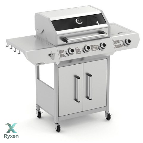 Grill gazowy 3+1 13.5kW Varen 4.0 Kaminer KAMINER