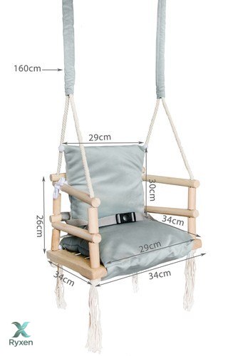 Huśtawka szara NEW H18026 KRUZZEL