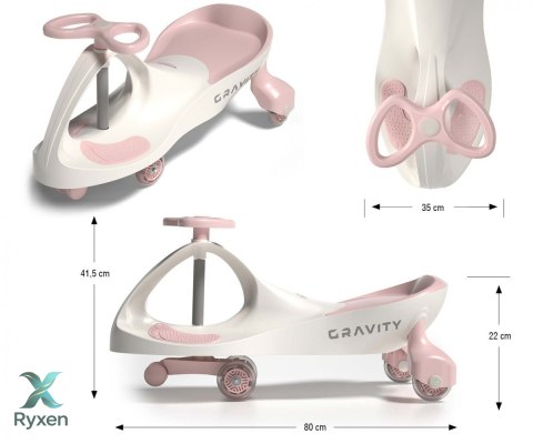 Jeździk grawitacyjny gravity cream pink MILLY MALLY