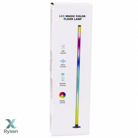 Lampa Podłogowa LED Narożna Stojąca RGB Tryb Muzyczny Aplikacja Pilot 90cm LEAN