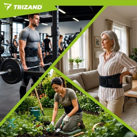 Pas wzmacniający plecy- 24 magnesy- 100cm Trizand TRIZAND