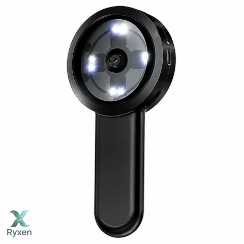 Przenośny Mikroskop Cyfrowy Ręczny Kamera HD 100x Ekran IPS 8 Diod LED LEAN TOYS
