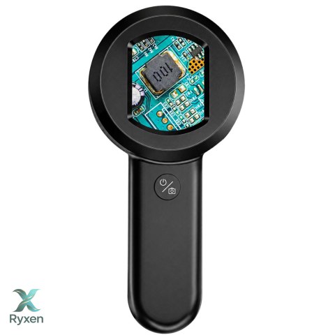 Przenośny Mikroskop Cyfrowy Ręczny Kamera HD 100x Ekran IPS 8 Diod LED LEAN TOYS