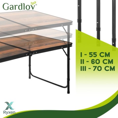 Stół ogrodowy składany + 4 krzesła Gardlov GARDLOV