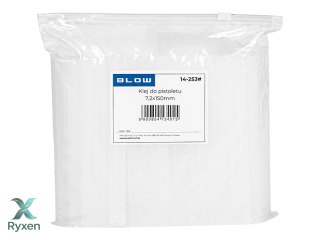 14-253# Klej do pistoletu cienki 7,2/150mm przezroczysty 1kg Blow