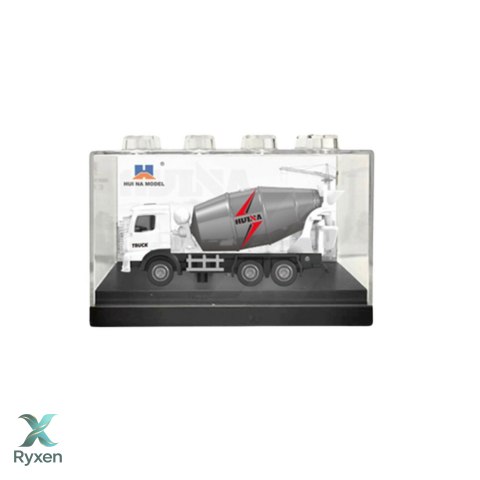 Betoniarka Metalowa Model Kolekcjonerski Huina Biała 1:80 HUINA