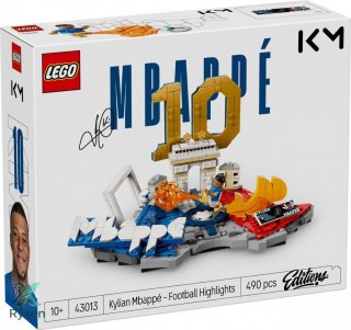 Klocki editions 43013 kylian mbappé - piłkarskie momenty LEGO