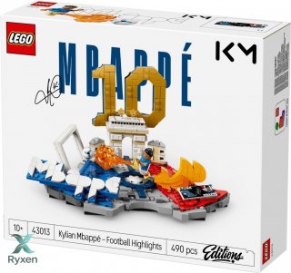 Klocki editions 43013 kylian mbappé - piłkarskie momenty LEGO