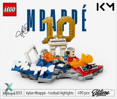 Klocki editions 43013 kylian mbappé - piłkarskie momenty LEGO